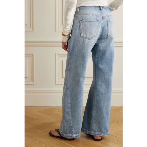 Frame Womens Le Baggy High Rise Palazzo Wide Leg Jeans 32 NWOT - Picture 6 of 8